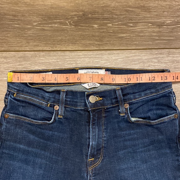 LUCKY BRAND MADE IN U.S. OF A. CHARLOTTE KICK FLARE JEANS SIZE 2/26 - Picture 5 of 11